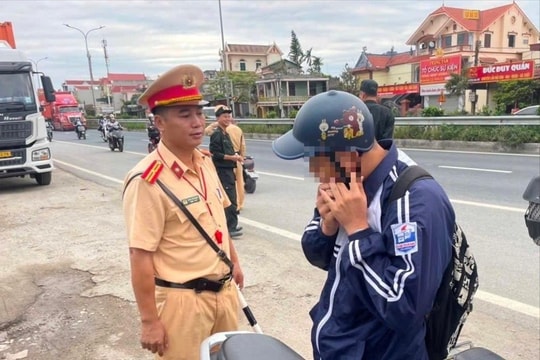 Giao xe cho con chưa đủ tuổi