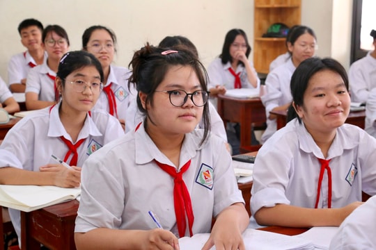 Xếp hạng thi đua trường THCS theo cách mới, cởi bỏ áp lực cho học sinh lớp 9