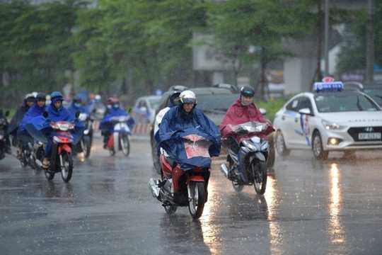 Hôm nay, nhiều khu vực trên cả nước có mưa dông