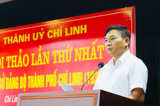 Chí Linh chuẩn bị xuất bản Lịch sử Đảng bộ thành phố giai đoạn 1930-2023