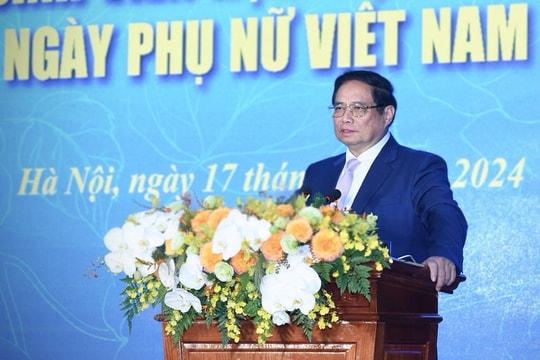 Thủ tướng Phạm Minh Chính thăm Học viện Phụ nữ Việt Nam