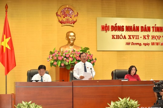 HĐND tỉnh Hải Dương thông qua 27 nghị quyết quan trọng