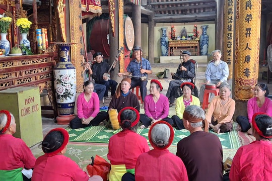 Nỗi lo mai một nghệ thuật hát trống quân ở Thúc Kháng