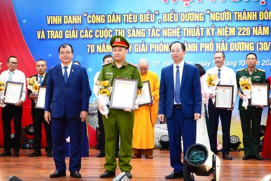 22 điển hình ‘nói lời hay, hành động đẹp’ của TP Hải Dương là những ai?