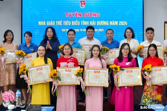 Lần đầu tiên Hải Dương tuyên dương 15 giáo viên trẻ tiêu biểu