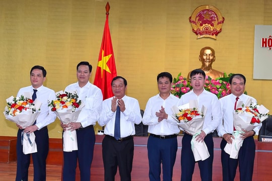 Các đồng chí Lê Anh Dũng, Dương Văn Xuyên được bầu làm Ủy viên UBND tỉnh Hải Dương