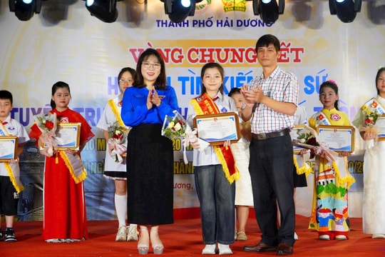 Hai thiếu nhi xuất sắc trở thành Đại sứ tuyên truyền lịch sử, văn hóa Thành Đông