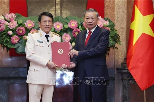 Bộ trưởng Công an Lương Tam Quang được phong quân hàm Đại tướng