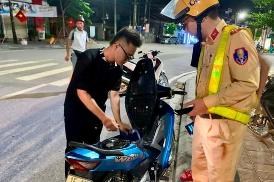 Xử lý gần 400 học sinh ở Hải Dương chưa đủ tuổi điều khiển phương tiện