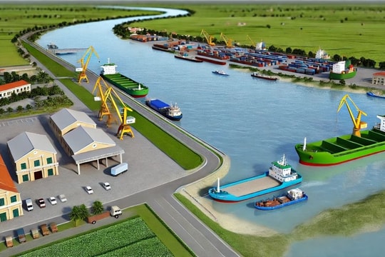 Cảng thủy nội địa Ninh Giang 1.500 tỷ đồng do Tổng công ty Hàng hải Việt Nam đầu tư