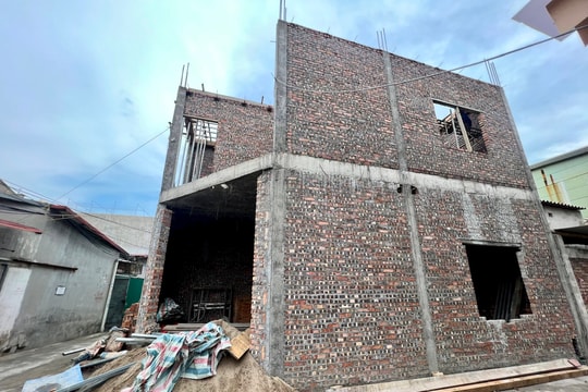 Lợi dụng nhà cấp 4 bị hỏng do bão, một hộ dân ở TP Hải Dương xây nhà kiên cố trái phép