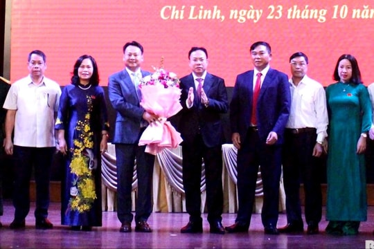 Đồng chí Nguyễn Tuấn Hưng giữ chức Chủ tịch UBND TP Chí Linh