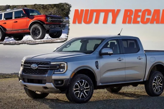 Ford Ranger bị triệu hồi vì gây mất lái