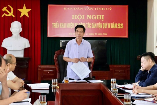 Tập trung triển khai phong trào thi đua 'Dân vận khéo - Việc gì cũng thành công'