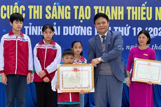 Thúc đẩy tư duy sáng tạo của học sinh Hải Dương qua Cuộc thi Sáng tạo thanh, thiếu niên, nhi đồng