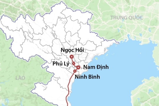 Vì sao đường sắt tốc độ cao đi vòng qua tỉnh Nam Định?