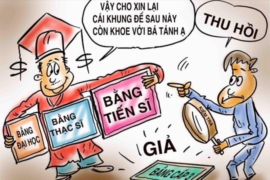 Hủy bỏ bằng giả