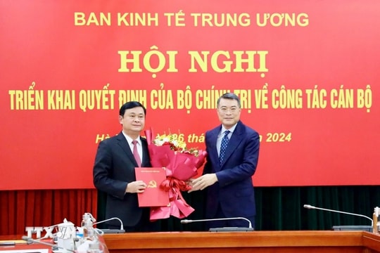 Bí thư Tỉnh ủy Nghệ An Thái Thanh Quý giữ chức Phó Trưởng Ban Kinh tế Trung ương