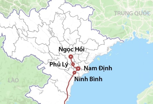 Đường sắt tốc độ cao vòng qua Nam Định phục vụ 4 triệu dân trong vùng