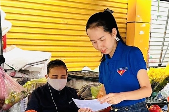 Huyện đoàn Gia Lộc xây dựng 2 mô hình chợ giảm thiểu rác thải nhựa