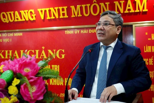 51 cán bộ 2 tỉnh Hải Dương, Hưng Yên học lớp cao cấp lý luận chính trị tại Hải Dương
