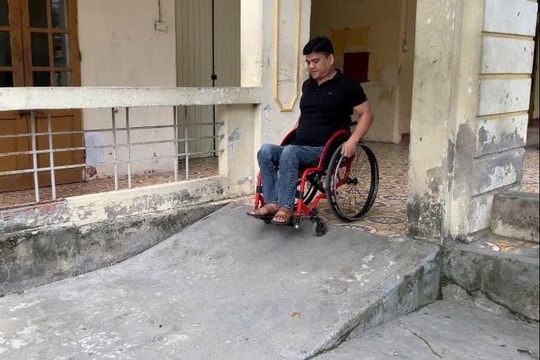 Hải Dương thiếu lối đi cho người khuyết tật