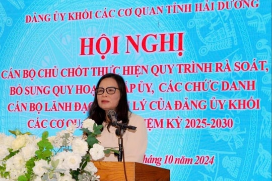 Đảng ủy Khối các cơ quan tỉnh Hải Dương phát động thi đua chào mừng Đại hội Đảng các cấp