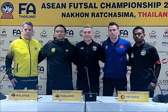 'Tuyển futsal Việt Nam đặt mục tiêu vô địch giải Đông Nam Á'