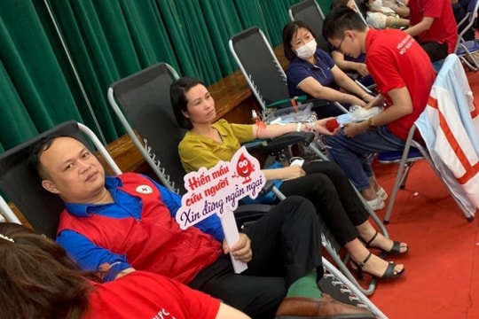 5 địa phương ở Hải Dương vượt chỉ tiêu hiến máu tình nguyện
