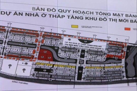 233 nhà xây để bán trong khu đô thị mới Bắc cầu Hàn