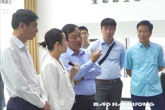 Đoàn công tác tỉnh Hải Dương khảo sát các mô hình kinh tế, giáo dục tại TP Phật Sơn (Trung Quốc)
