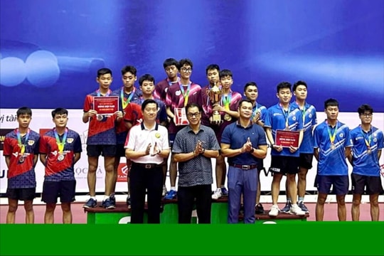 Hải Dương nhất toàn đoàn Giải bóng bàn các đội mạnh quốc gia