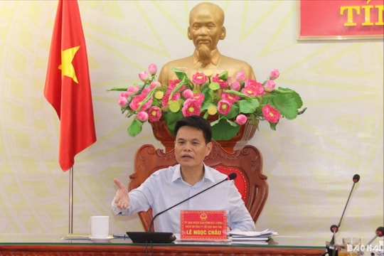 Đồng chí Lê Ngọc Châu: Tránh gia hạn dự án nhiều lần mà không hiệu quả