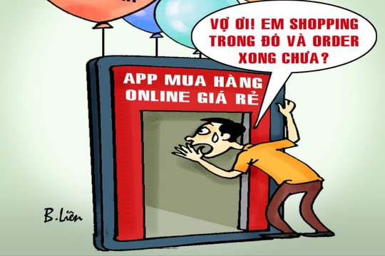 'Nghiện' mua hàng qua mạng