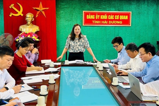 Đảng ủy Khối các cơ quan tỉnh Hải Dương tập trung tuyên truyền sâu rộng Đại hội Đảng các cấp