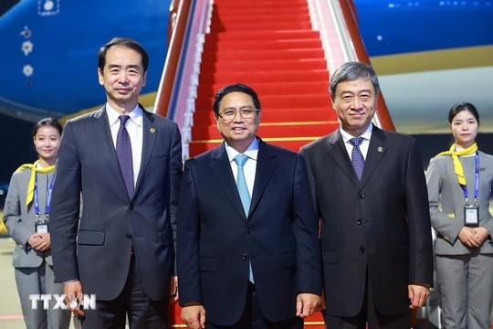 Thủ tướng Chính phủ Phạm Minh Chính về tới Hà Nội, kết thúc tốt đẹp chuyến công tác tại Trung Quốc