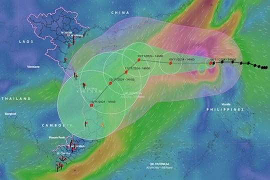 Yinxing the 7th typhoon to hit Vietnam this year