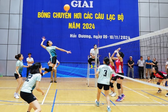 Đội nam Chí Linh, đội nữ Thanh Hà vô địch Giải bóng chuyền hơi các câu lạc bộ tỉnh Hải Dương