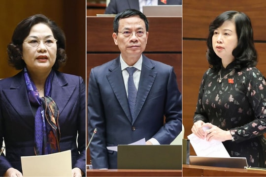 Quốc hội chất vấn 3 'tư lệnh' ngành ngân hàng, y tế, thông tin và truyền thông từ ngày mai