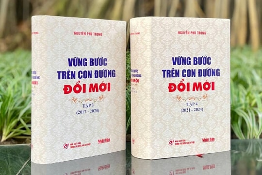 Ra mắt sách 'Vững bước trên con đường đổi mới' của cố Tổng Bí thư Nguyễn Phú Trọng