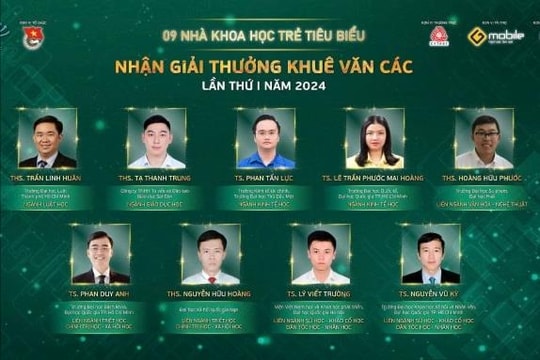 9 nhà khoa học đầu tiên nhận giải Khuê Văn Các