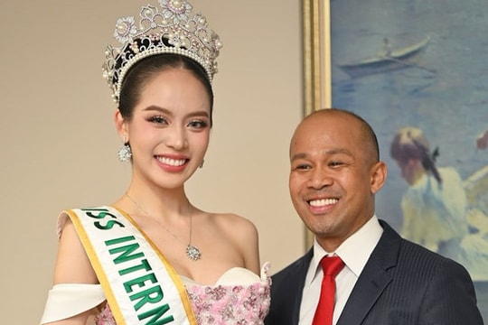 Những hình ảnh đầu tiên của tân Miss International 2024 Huỳnh Thị Thanh Thủy
