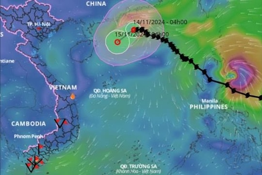 Bão số 8 suy yếu, khả năng cao xuất hiện bão số 9 đầu tuần tới