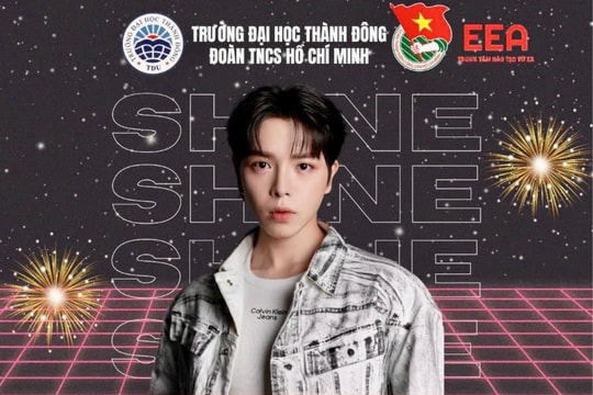 Trường Đại học Thành Đông mời ca sĩ Đức Phúc hát chào tân sinh viên
