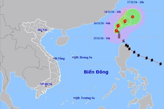 Bão Usagi giật cấp 12 đổ bộ Biển Đông, trở thành cơn bão số 9