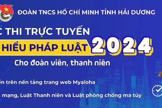 Lần đầu tiên tổ chức Cuộc thi tìm hiểu pháp luật cho đoàn viên thanh niên