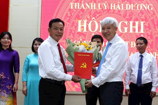 Thành ủy Hải Dương điều động, chỉ định 3 Bí thư, 1 Phó Bí thư Đảng ủy xã, phường
