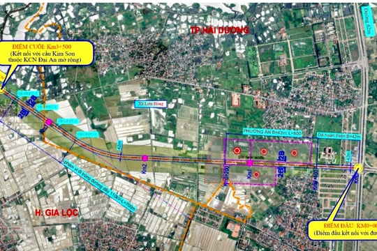 Thu hồi thêm hơn 12 ha đất nối dài đường vành đai I TP Hải Dương