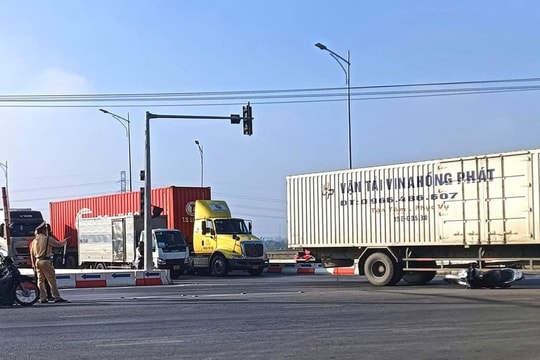 Dễ xảy ra tai nạn tại điểm giao đường tránh với quốc lộ 18 ở Chí Linh