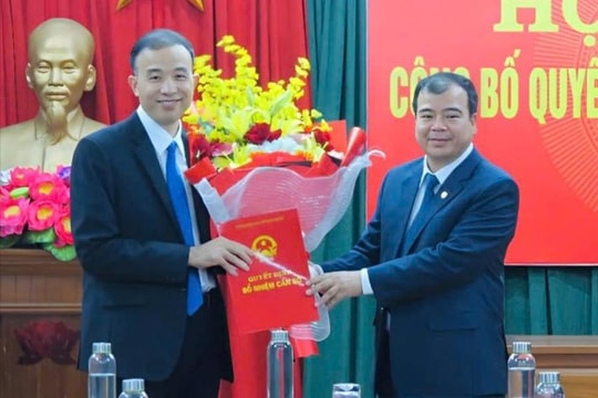 Đồng chí Nguyễn Quang Quỳnh giữ chức Phó Giám đốc Ban Quản lý dự án đầu tư xây dựng tỉnh Hải Dương